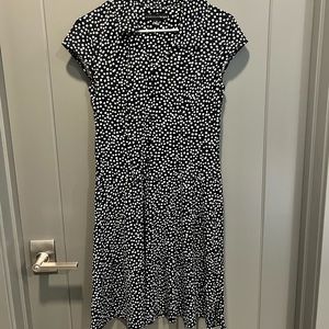 Polka dot dress.